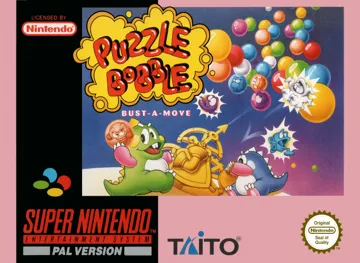 Puzzle Bobble - Bust-A-Move (Europe) box cover front